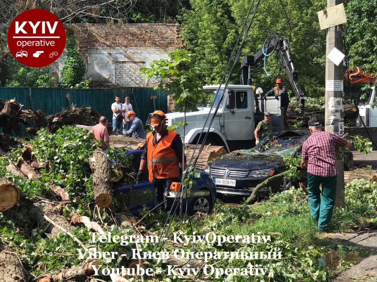 Через буревій на Київщині загинули двоє людей (ФОТО)