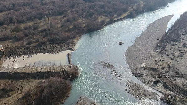 На Тячівщині ліквідовують наслідки розмиву дамби (ВІДЕО)