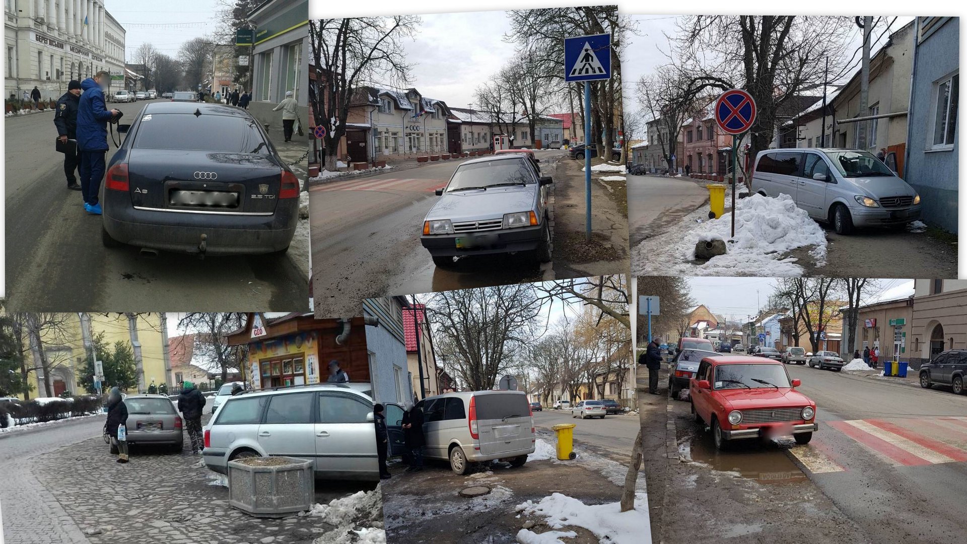 В Берегові поліція веде боротьбу з водіями, які зупиняються там, де це заборонено