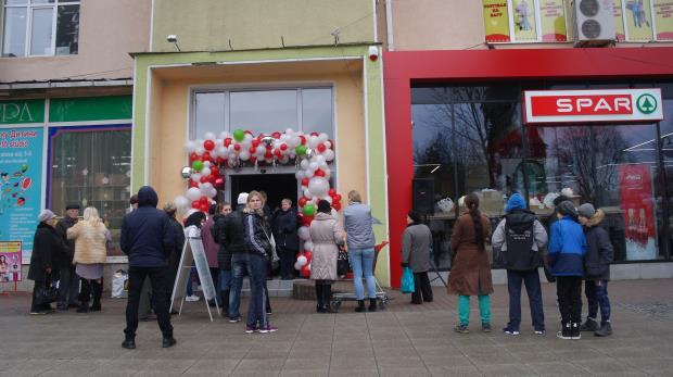 Берегівці вже критикують новий супермаркет SPAR