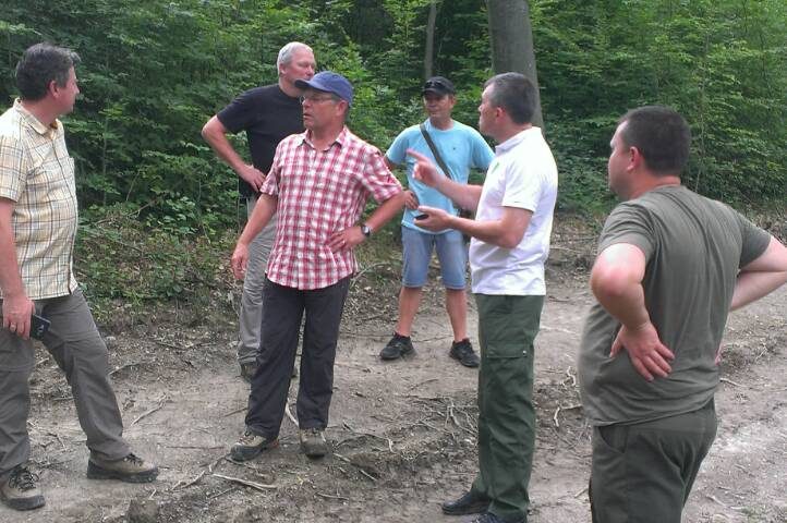 Лісівники зі Швейцарії здійснили робочий візит на Перечинщину (ФОТО)