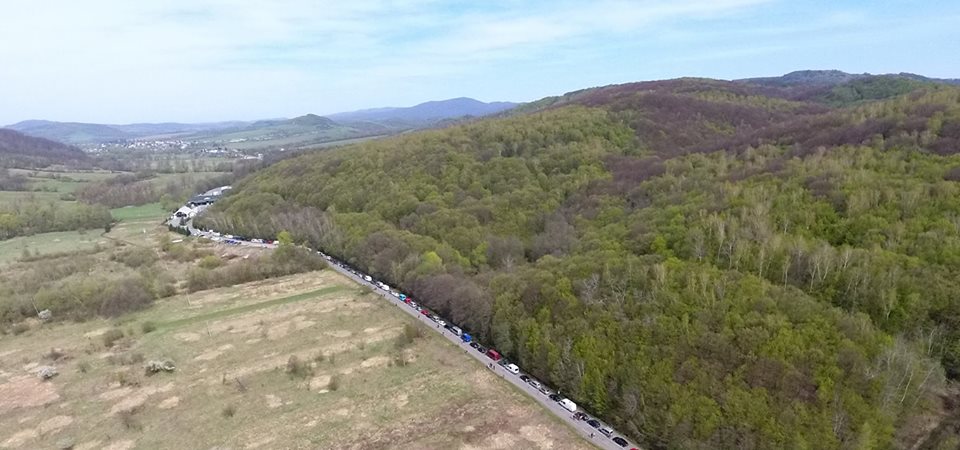 Черги на пунктах пропуску тільки на КПП Тиса