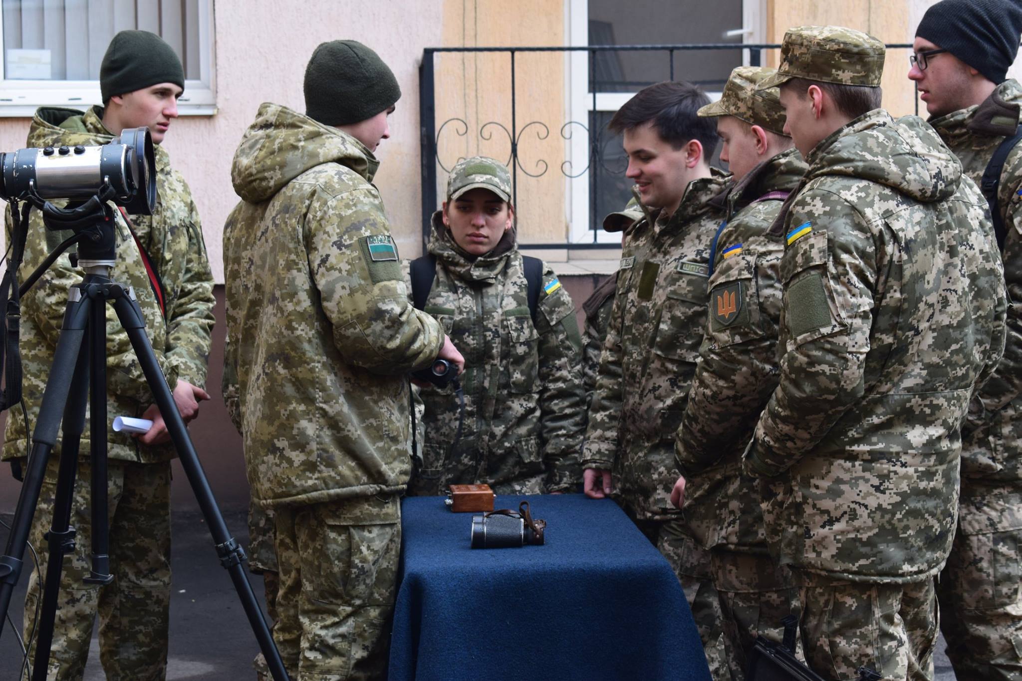 Студенти військової кафедри УжНУ завітали до прикордонників (ФОТО)