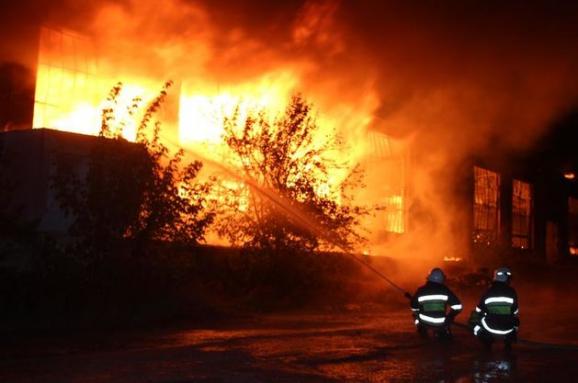 На Тячівщині горіло деревообробне підприємство