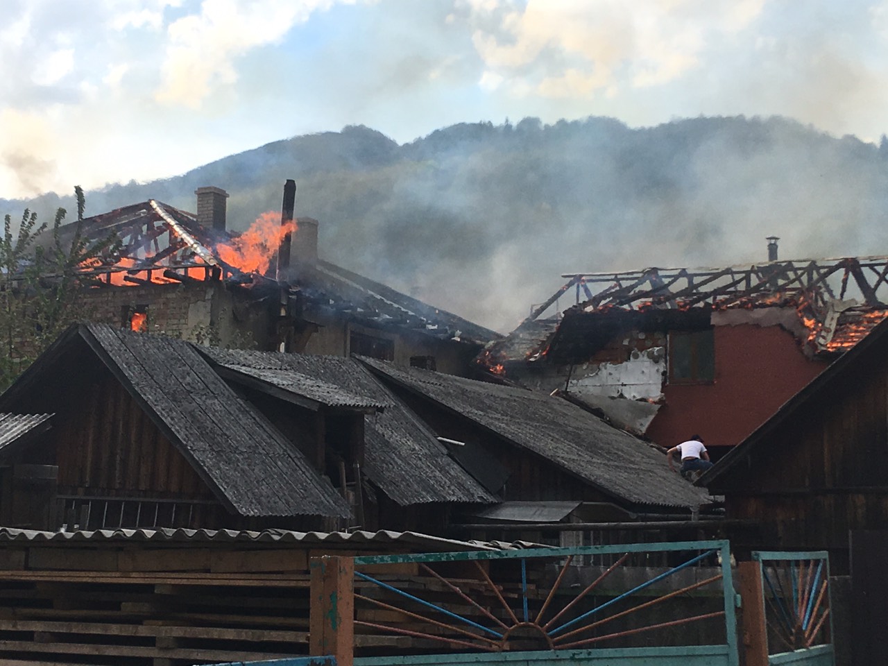 Рятувальники показали наслідки масштабної пожежі на Закарпатті (ФОТО)