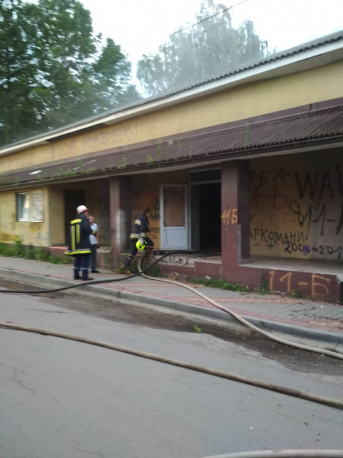 Рятувальники надали подробиці пожежі в одному із закладів харчування на Тячівщині (ФОТО)