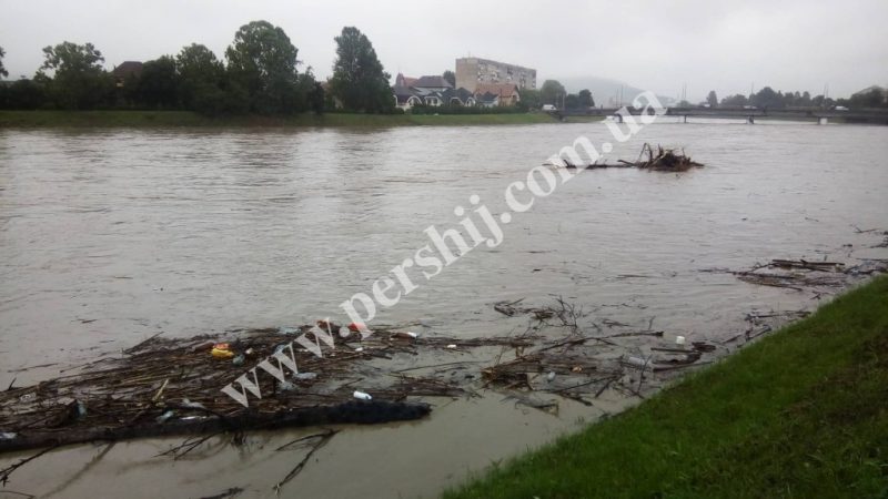 На Закарпатті в річках підвищення рівнів води - ймовірні підтоплення