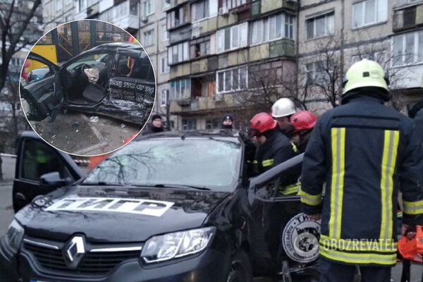 Смертельна ДТП: Авто влетіло в зупинку з людьми (ФОТО, ВІДЕО 18+)