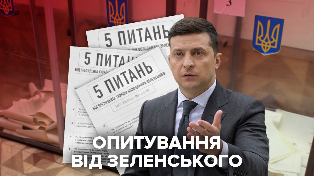 Як українці відповіли на питання Зеленського: результати