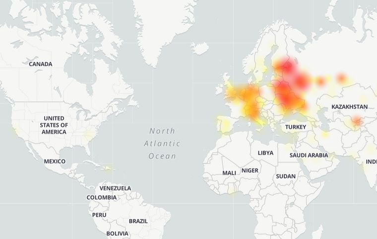 В Європі стався збій в роботі мережі Telegram