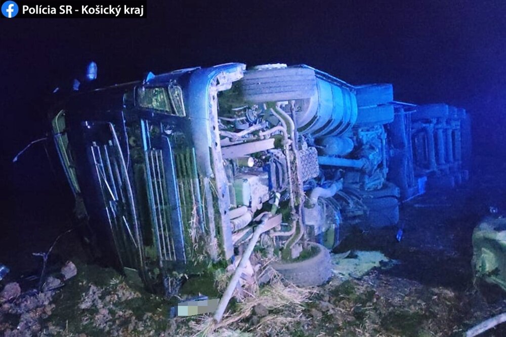 У Словаччині потрапив у ДТП п'яний водій вантажівки із Закарпаття (ФОТО)